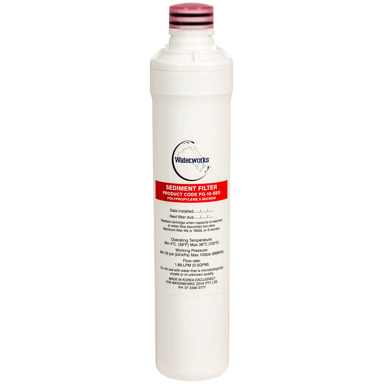 Sed Filter Example Aqua Wise - PNP F SED Sediment Filter Cartridge | Replacement Water ...