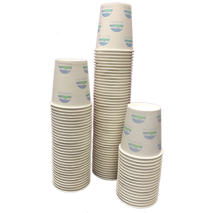 Paper cups, 170ml, box of 1000. 