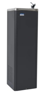 Aqua Wise M Series 26L/h filtered chilled drinking fountain with stainless steel bubbler for commercial workplaces, schools and public facilities.