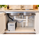 IC8 under-sink remote water chiller installed beneath kitchen sink